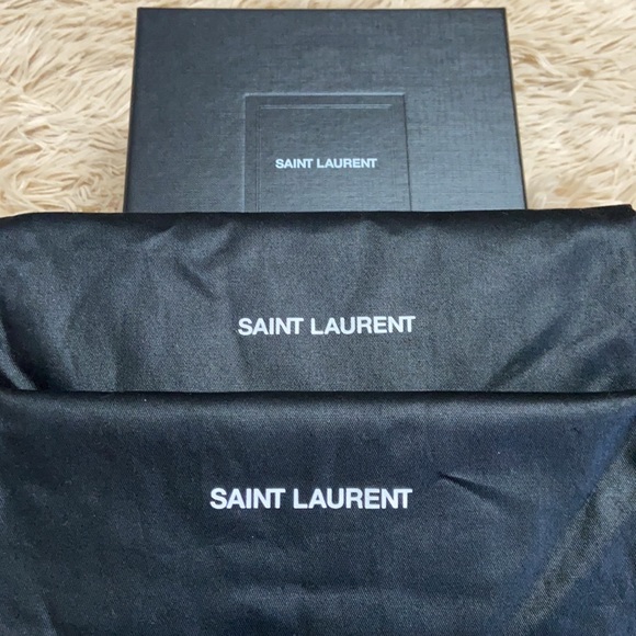 YSL Embroidered Espadrilles in Black Canvas - Picture 3 of 11